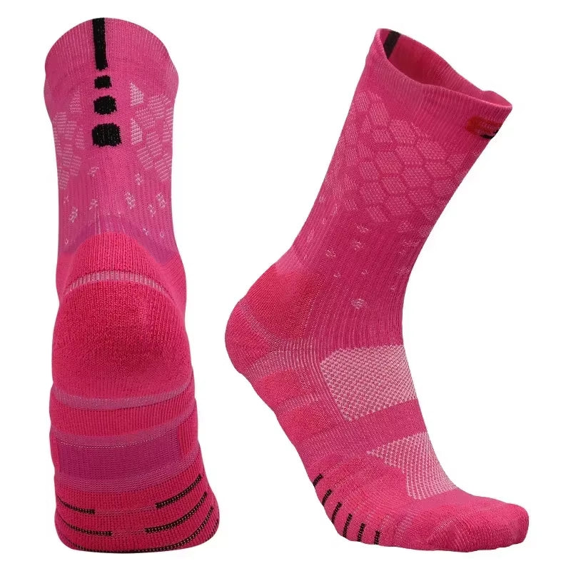 Shock-Absorbing Sports Socks – Breathable, Honeycomb Design for Men & Women