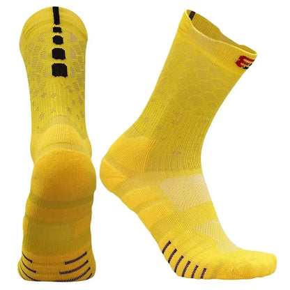 Shock-Absorbing Sports Socks – Breathable, Honeycomb Design for Men & Women