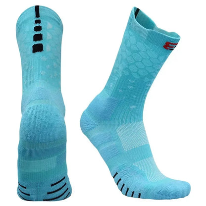 Shock-Absorbing Sports Socks – Breathable, Honeycomb Design for Men & Women