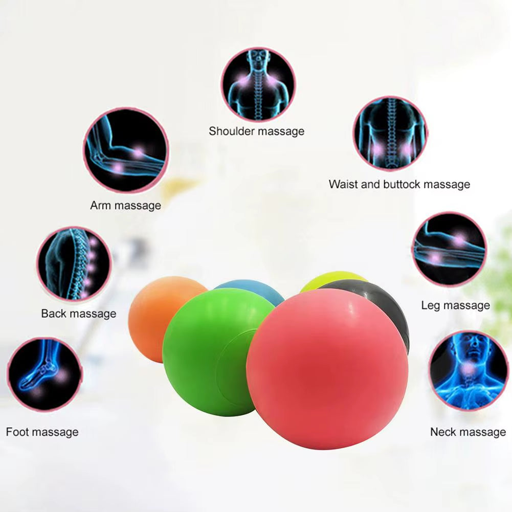 PVC Hand Massage Ball PVC Soles Training Grip Balls Portable Physiotherapy Catch Hard Fitness 6.3Cm