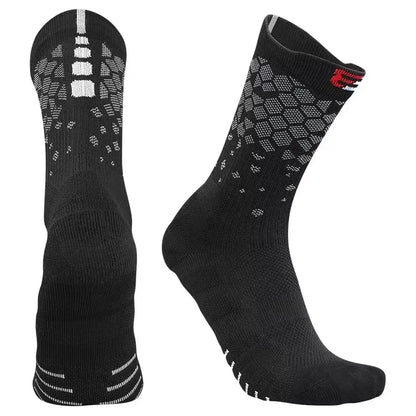 Shock-Absorbing Sports Socks – Breathable, Honeycomb Design for Men & Women